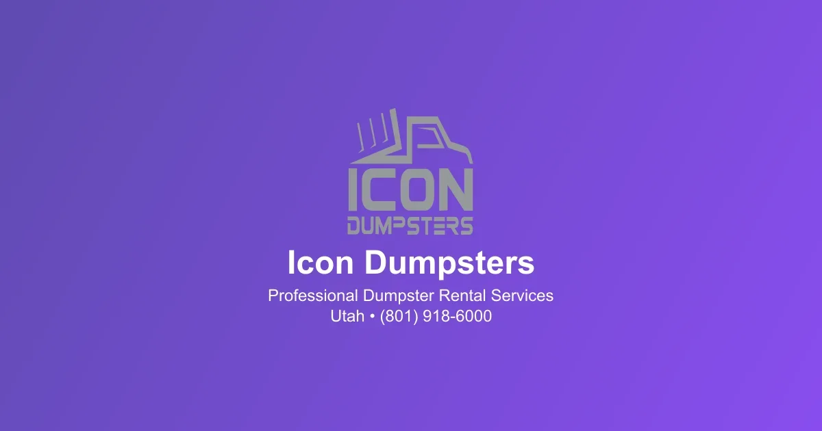 Hopper Disposal roll-off dumpster rental near me in Utah