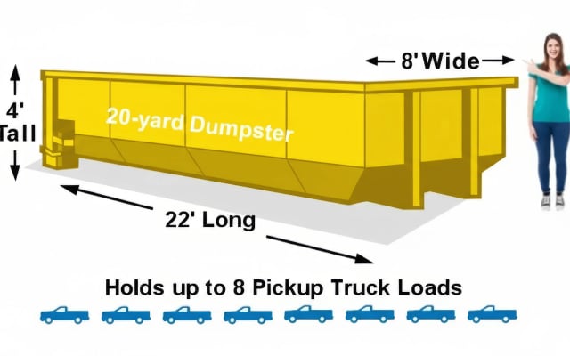 10 Yard Dirt Dumpster - Hopper Disposal